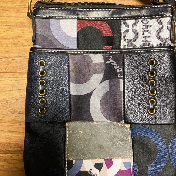 Patchwork Coach Satchel - Picture 6 of 11